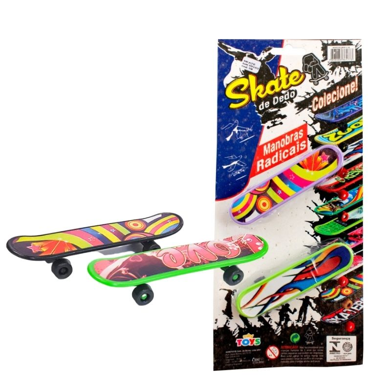 SKATE DE DEDO 9X2CM 2PCS NA BLISTER