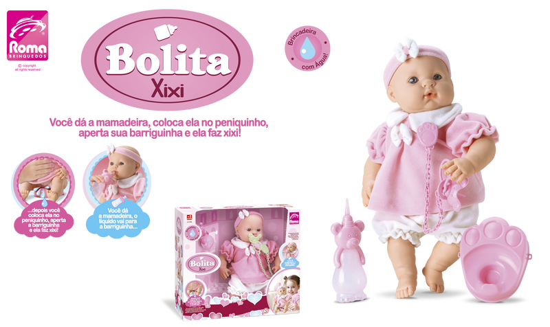 BONECA VINIL BOLITA XIXI