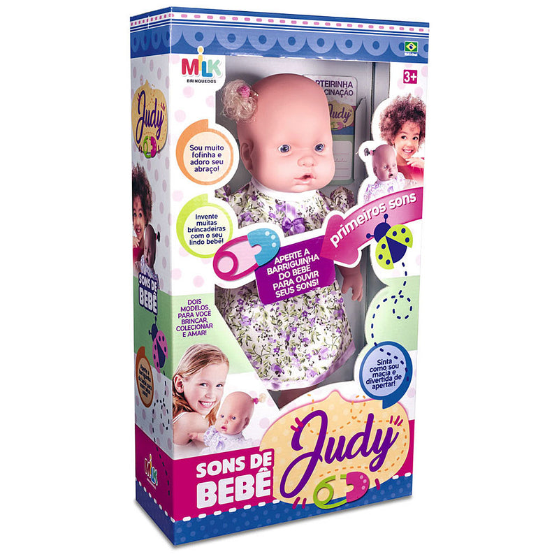 BONECA JUDY SONS DE BEBE