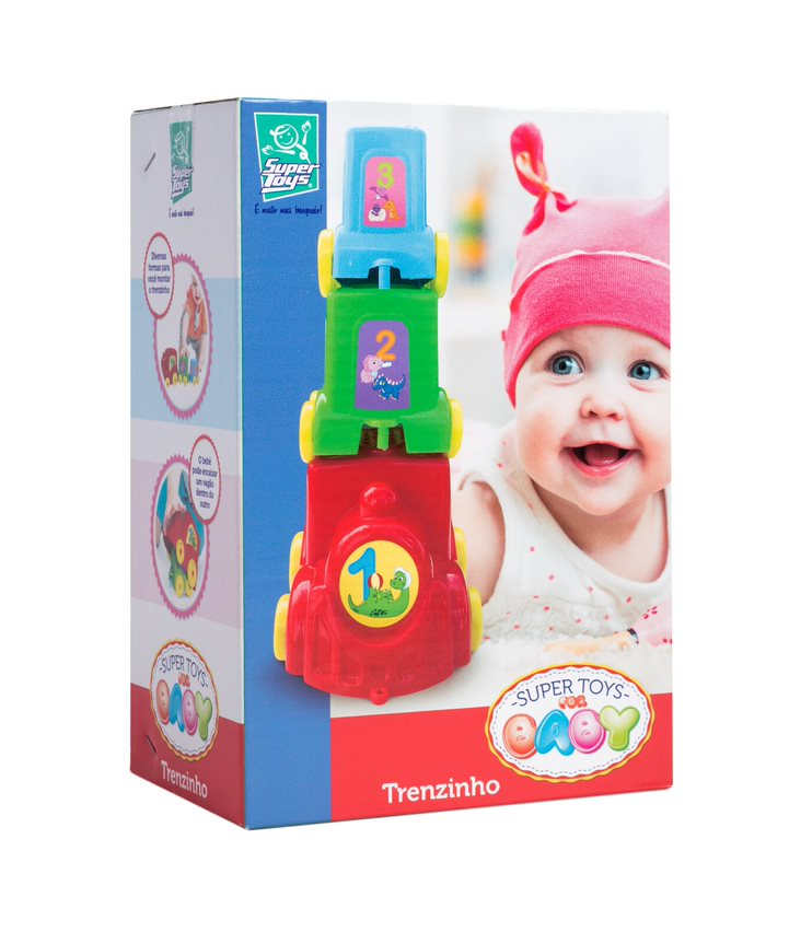 TRENZINHO BABY 3PC C/ ADESIVOS